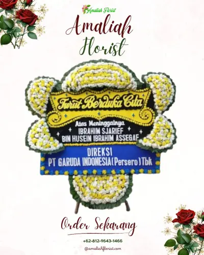 Papan Bunga Duka di Gembongkulon